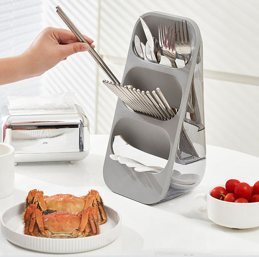 3-Tiered Utensil and Knife Storage Organizer