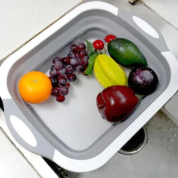 Cutting Board With Vegetable Washer