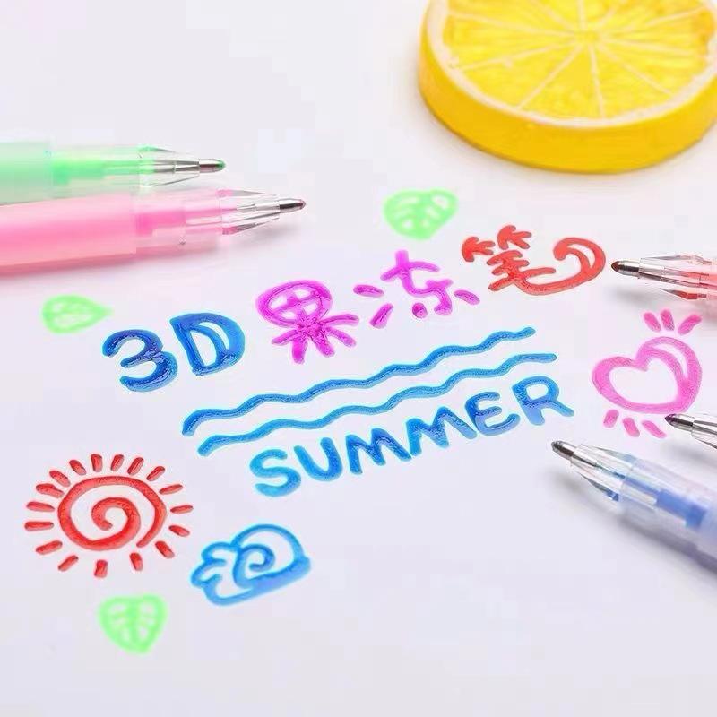 3d Jelly Pen (Pack Of 12)