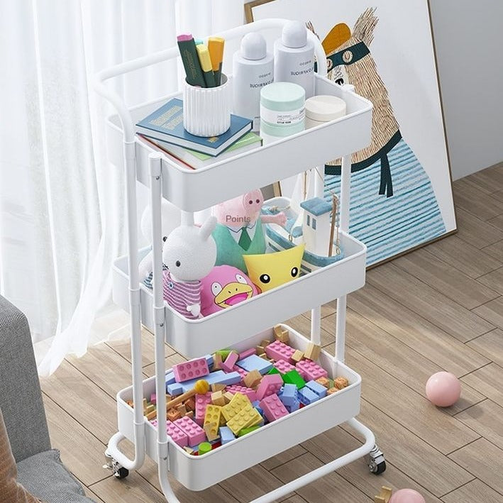 3-Tier Metal Trolley