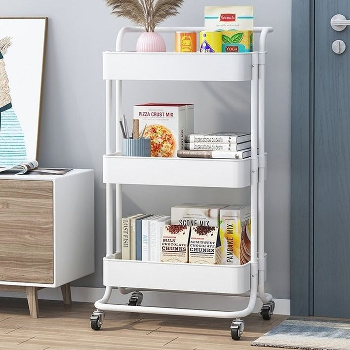 3-Tier Metal Trolley