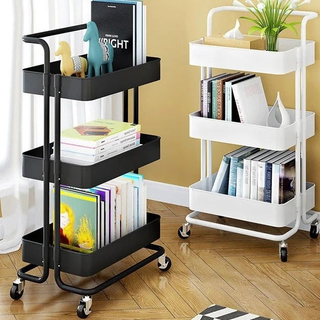 3-Tier Metal Trolley