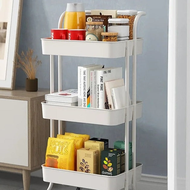 3-Tier Metal Trolley