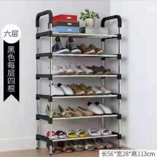 6 layer shoes rack