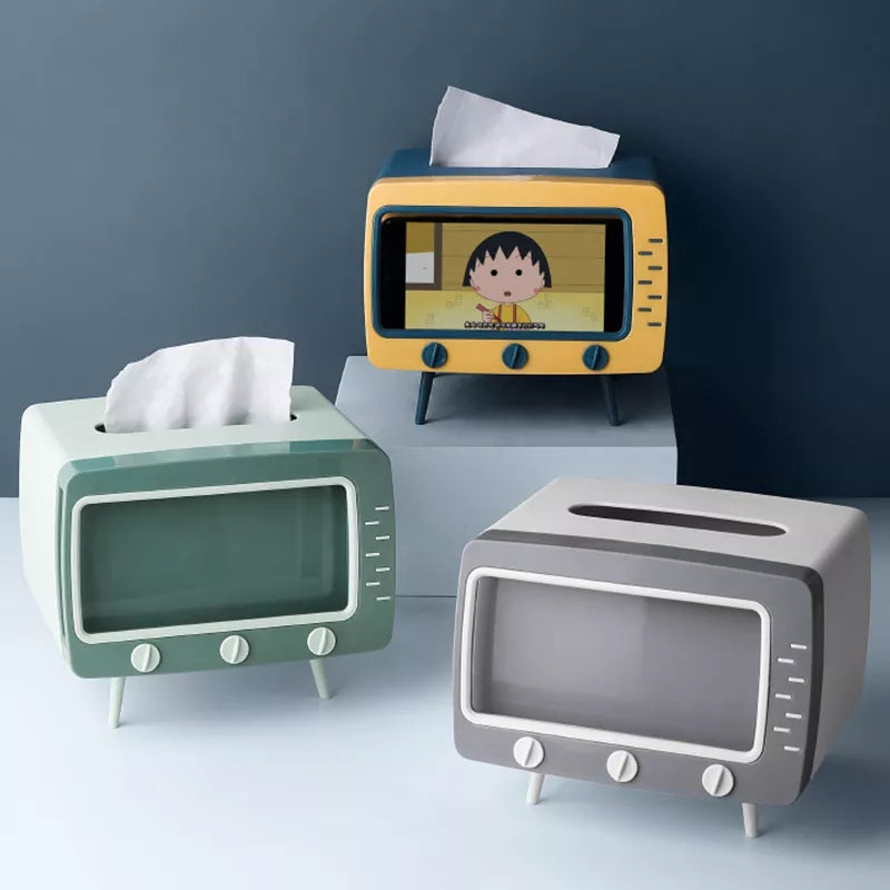 Creative 2 in 1 tv tissue box