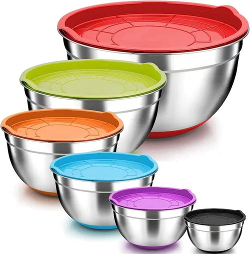 5pcs Steel Bowl Set