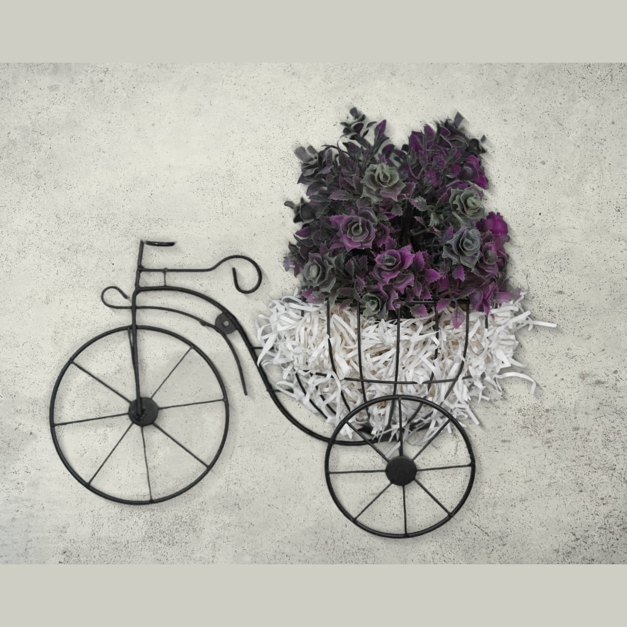 Bicycle Design Wall Basket For Home Decoration