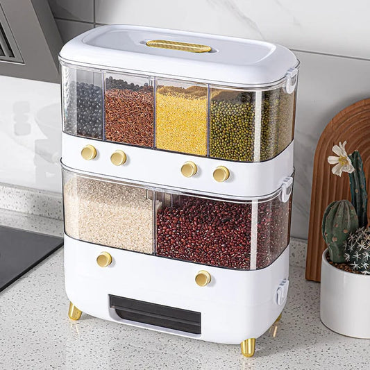 Double Layer Grain Storage Box