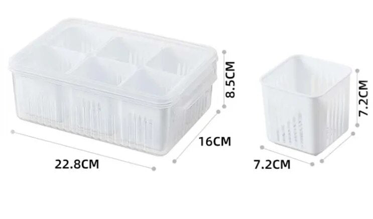 Vegetable & Fruit Storage Box With Lid