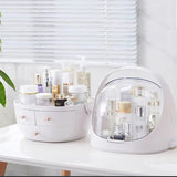 Hand-Held Cosmetic Organizer With Drawer