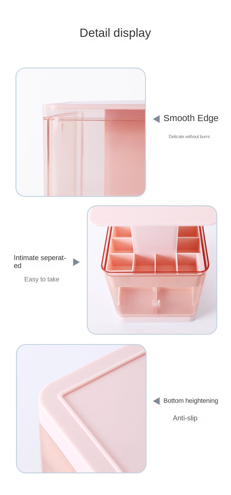 Compression Lift Lipstick Storage Box