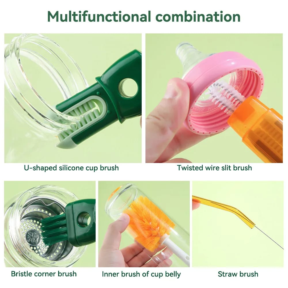 5 in 1 Bottle Cleaning Brush