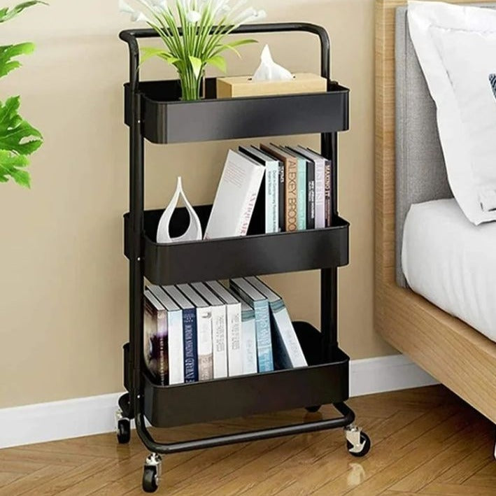 3-Tier Metal Trolley